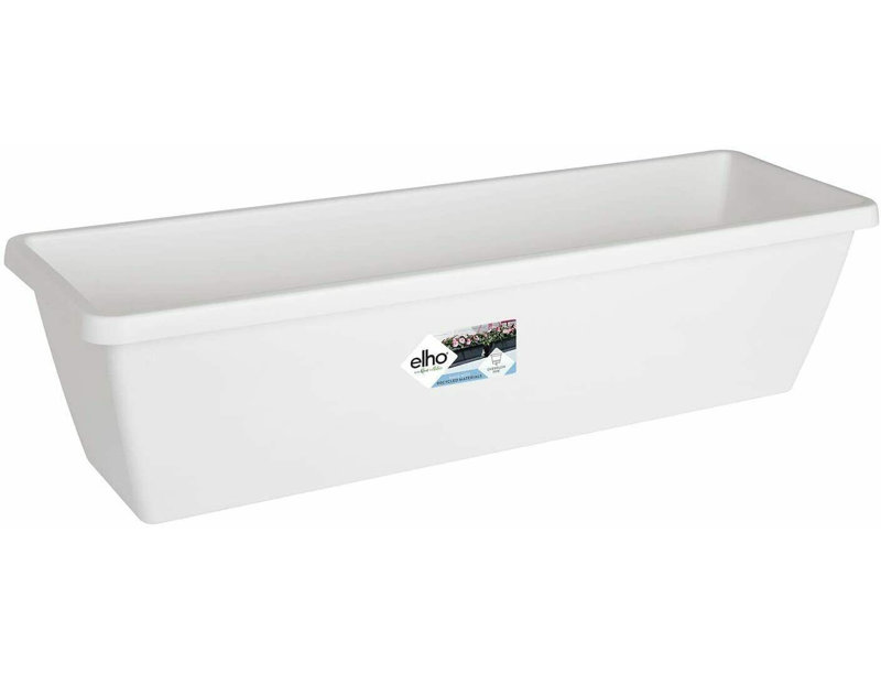 Rammento Elho 60Cm Large White Trough Planter Flower Pots Plant Pot 20